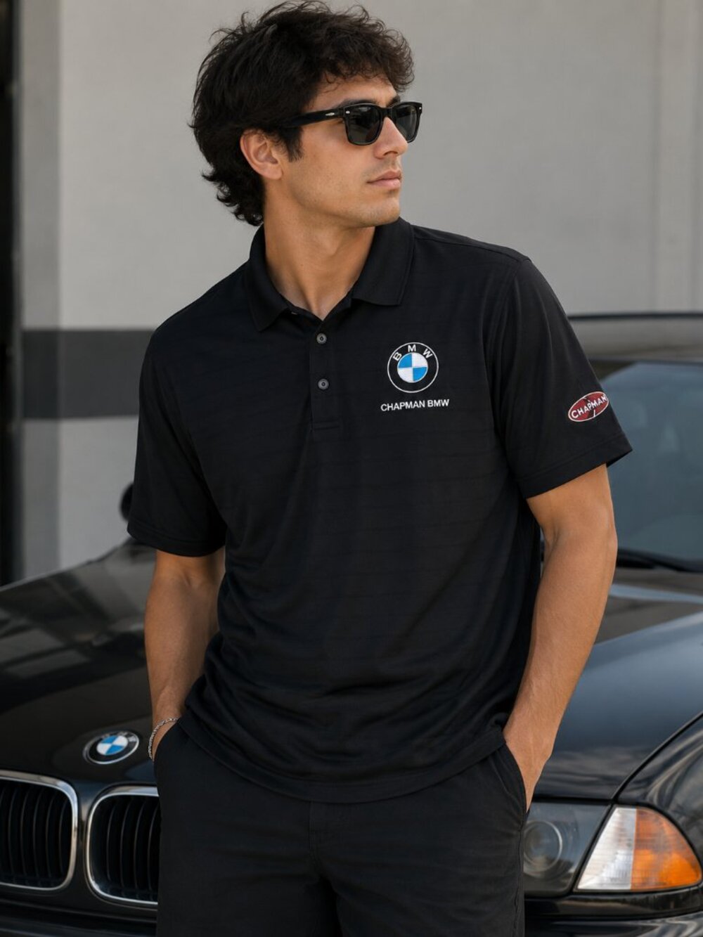 Callaway Opti-Dri BMW Chapman Men’s XL Polo Black Embroidered Golf Shirt